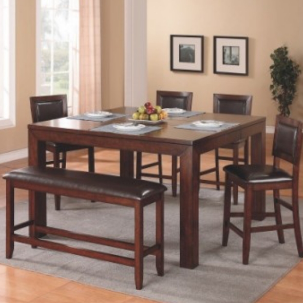 winners-only-dining A brown Winners Only dining table and chairs | Dining Room Furnishings